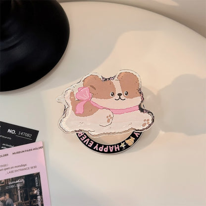 Chromahome Portable Small Animal Style Adhesive Ring Holder