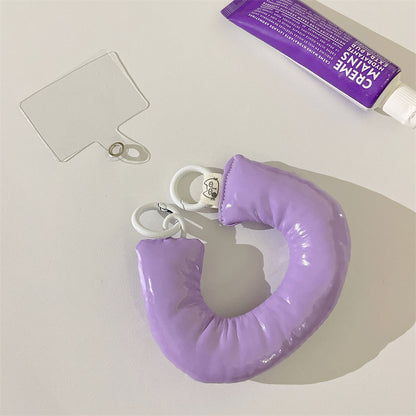 Chromahome Candy Color Down Phone Wrist Strap