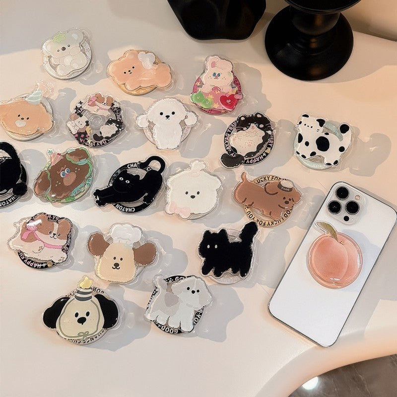 Chromahome Portable Small Animal Style Adhesive Ring Holder