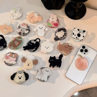 Chromahome Portable Small Animal Style Adhesive Ring Holder