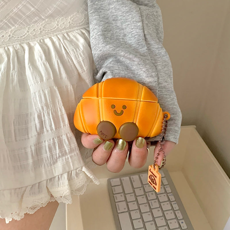 Chromahome Simulation Cute Croissant AirPods Case - Chromahome  