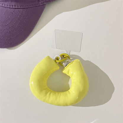 Chromahome Candy Color Down Phone Wrist Strap