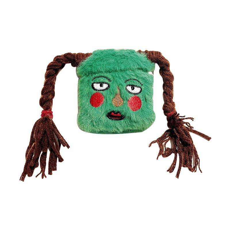 Chromahome Plush Funny Braid AirPods Case - Chromahome  