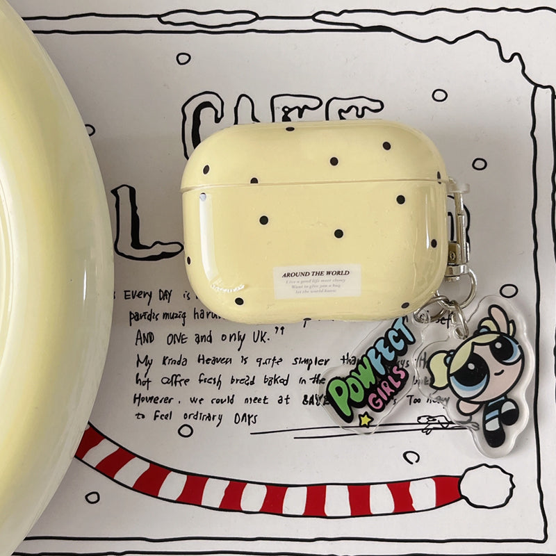 Chromahome Black Polka Dot Small Animal AirPods Case - Chromahome  