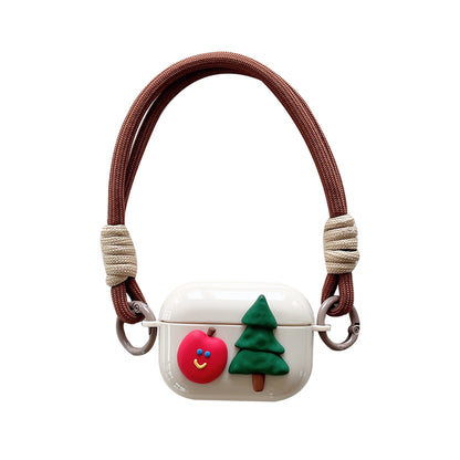 Chromahome Three-dimensional Apple Tree Lanyard AirPods Case - Chromahome  