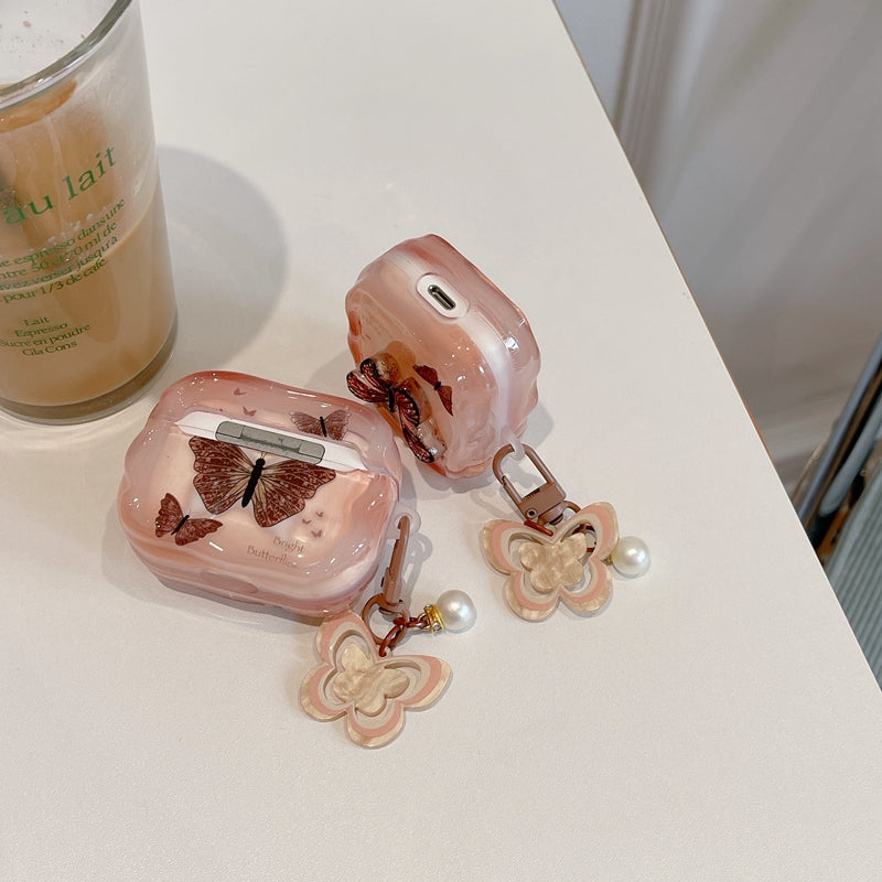 Chromahome Three-dimensional Brown Butterfly AirPods Case - Chromahome  