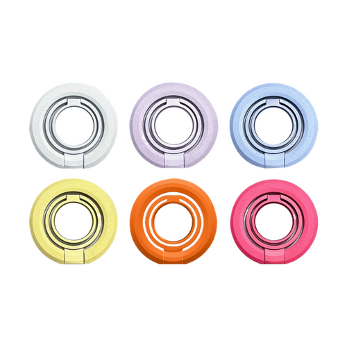 Chromahome New Double Ring Folding MagSafe Adhesive Ring Holder