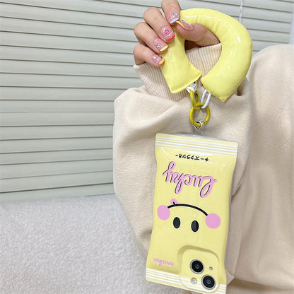 Chromahome Candy Color Down Phone Wrist Strap