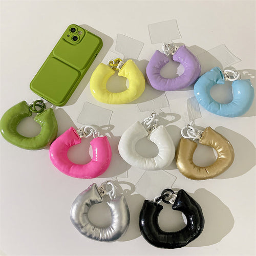 Chromahome Candy Color Down Phone Wrist Strap