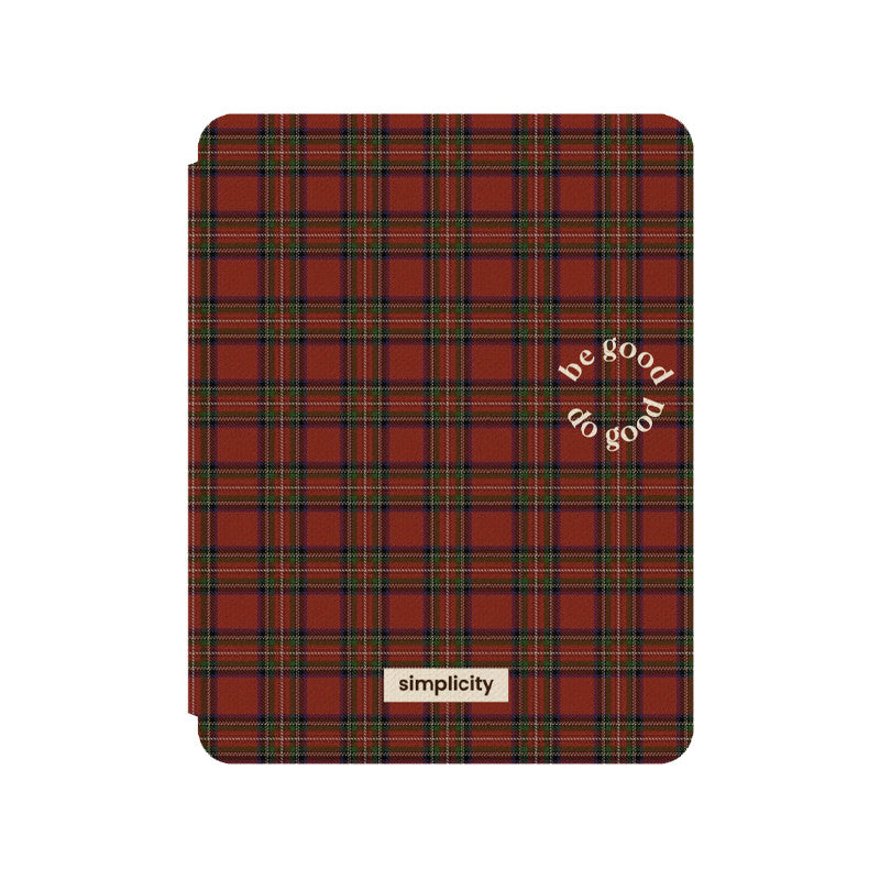 Chromahome Celebrity Red Plaid iPad Case