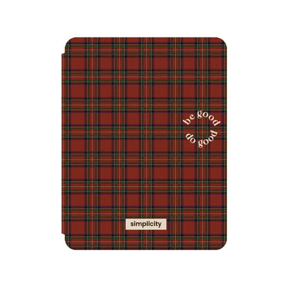Chromahome Celebrity Red Plaid iPad Case