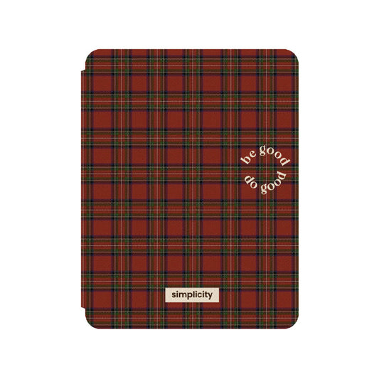 Chromahome Celebrity Red Plaid iPad Case