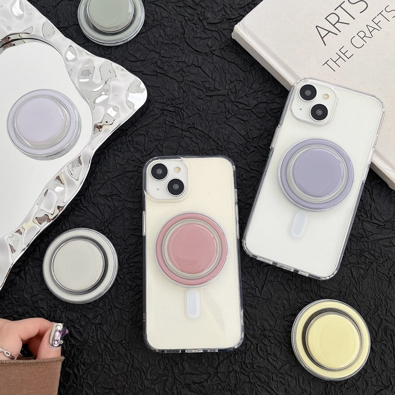 Chromahome Simple Morandi Color MagSafe Adhesive Ring Holder