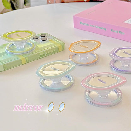 Chromahome Oval Art Niche Geometry Makeup Mirror MagSafe Adhesive Ring Holder