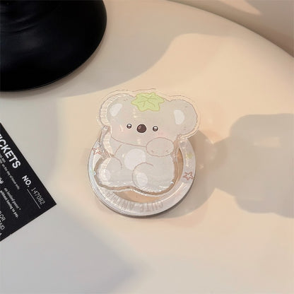 Chromahome Portable Small Animal Style Adhesive Ring Holder