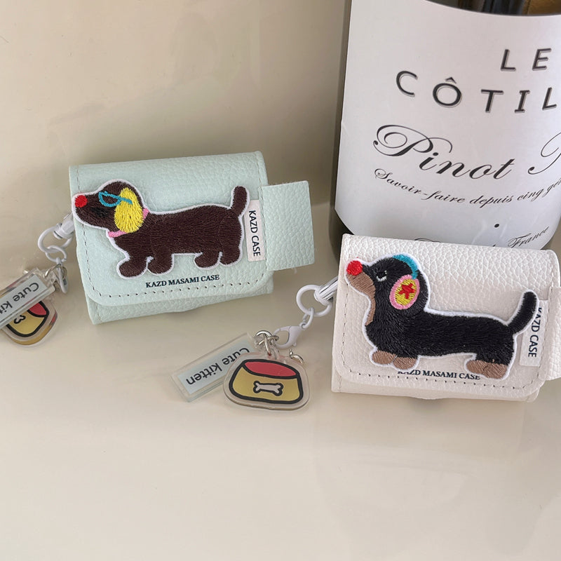 Chromahome Embroidered Dachshund AirPods Case - Chromahome  