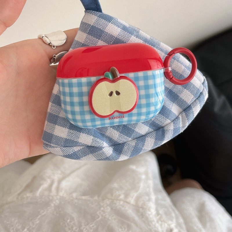 Chromahome Plaid Red Apple AirPods Case - Chromahome  