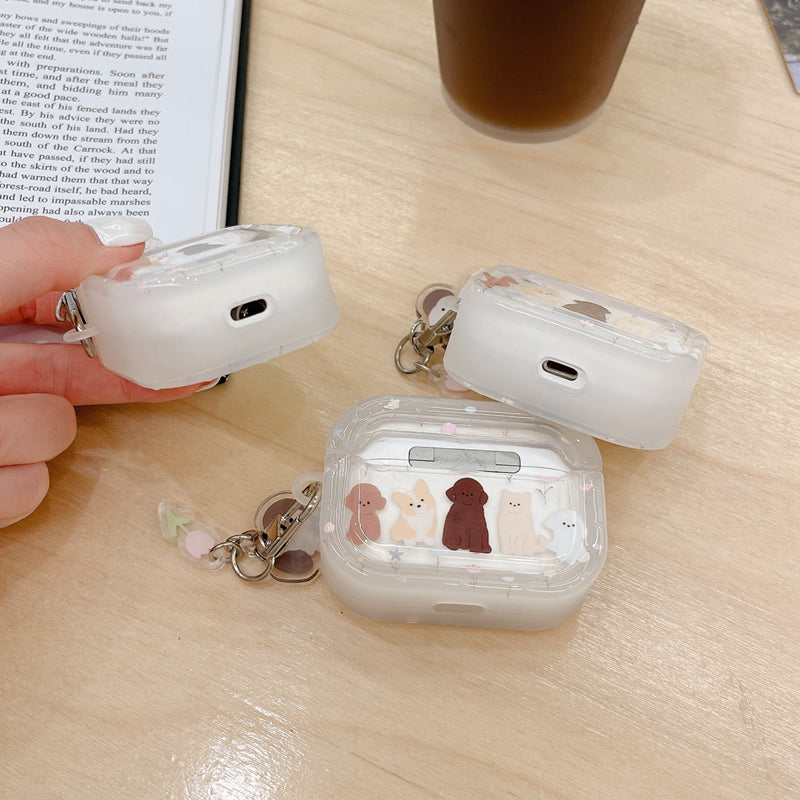 Chromahome Cartoon Flower Dog AirPods Case - Chromahome  