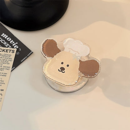 Chromahome Portable Small Animal Style Adhesive Ring Holder