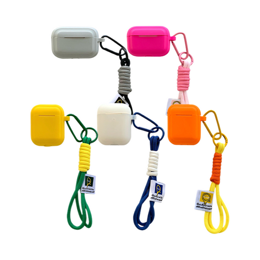 Chromahome Simple Solid Color Dopamine Woven Apple AirPods Case - Chromahome  