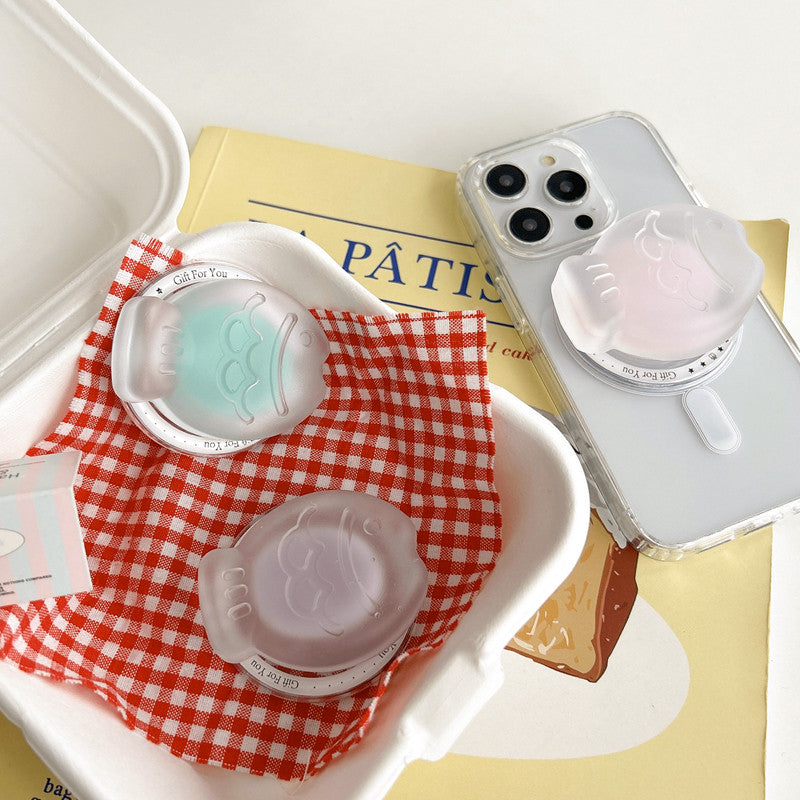 Chromahome Three-Dimensional Sandwich Taiyaki MagSafe Adhesive Ring Holder