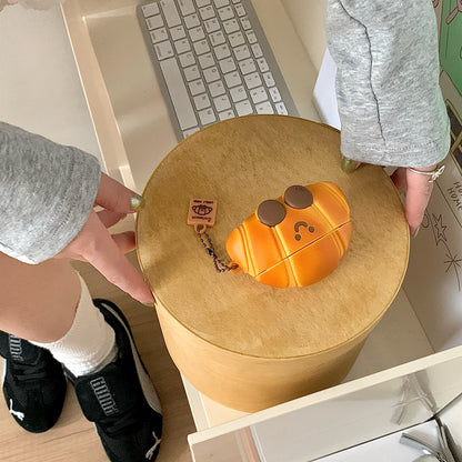 Chromahome Simulation Cute Croissant AirPods Case - Chromahome  