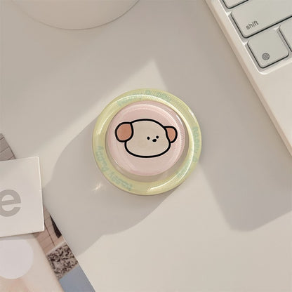 Chromahome Cute Cartoon Puppy Cat MagSafe Adhesive Ring Holder