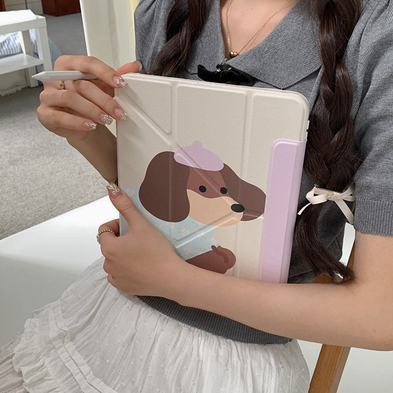 Chromahome Cute Dachshund Dog iPad Case