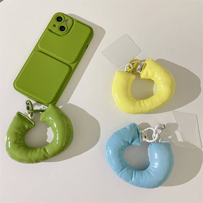 Chromahome Candy Color Down Phone Wrist Strap