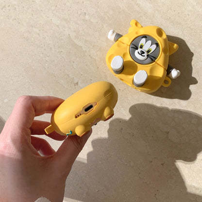 Chromahome Cute Cheese Cat Mouse Airpods Case - Chromahome  