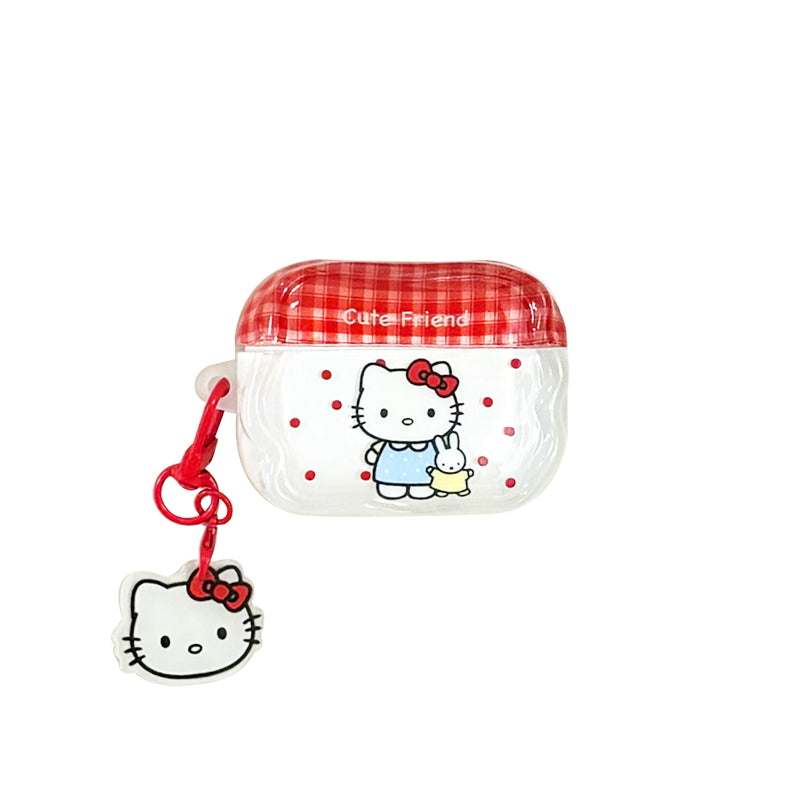 Chromahome Cute Polka Dot kt Cat AirPods Case - Chromahome  