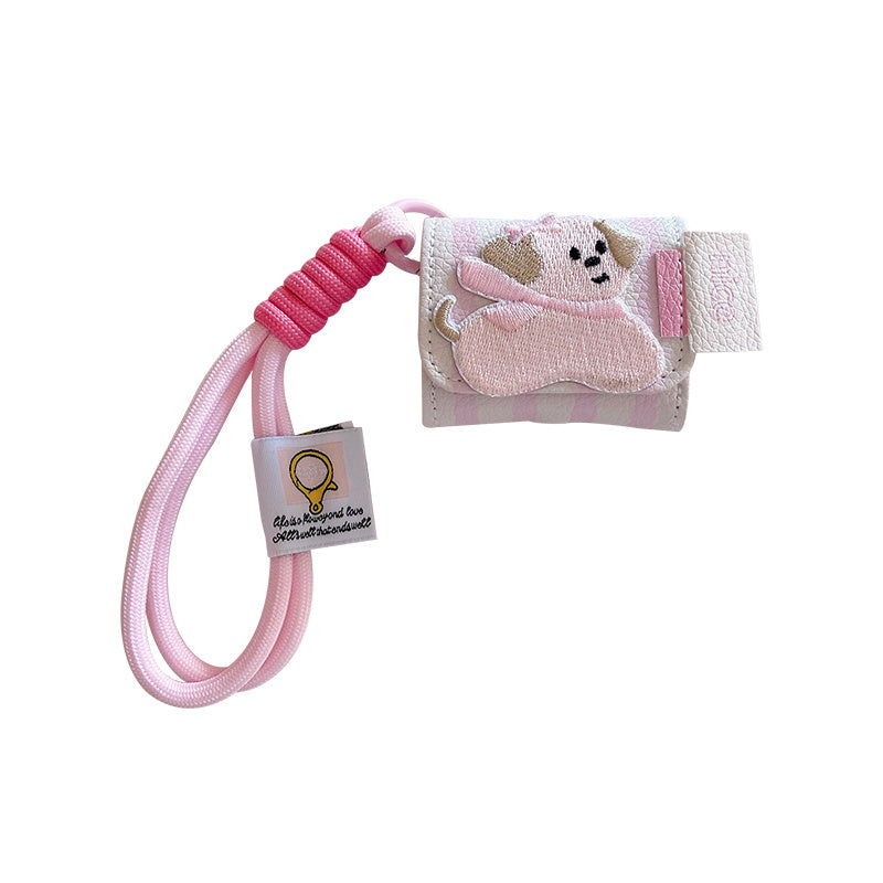 Chromahome Embroidered Puppy Lanyard AirPods Case - Chromahome  
