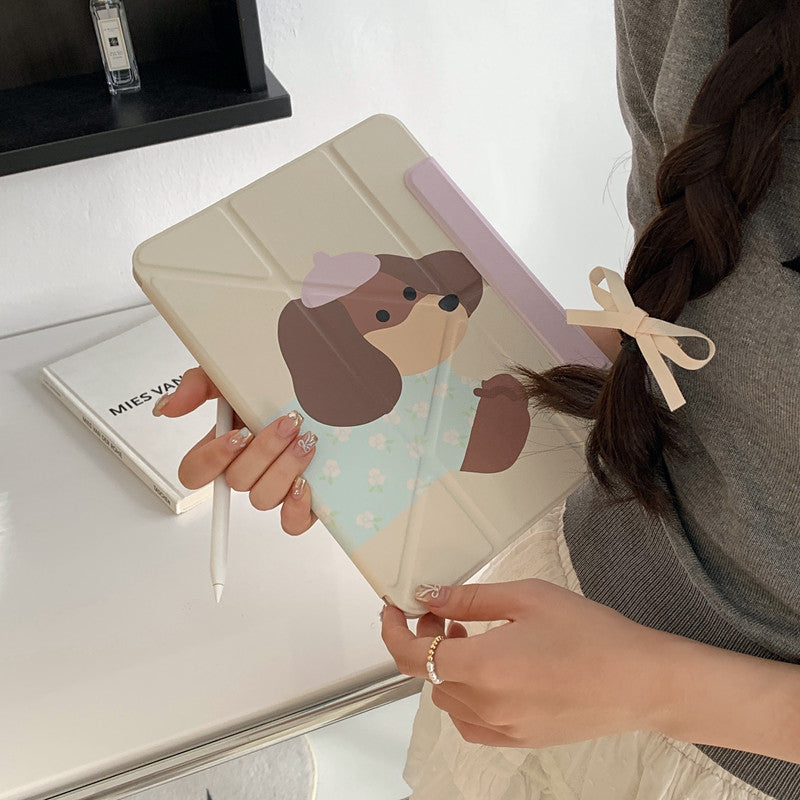 Chromahome Cute Dachshund Dog iPad Case