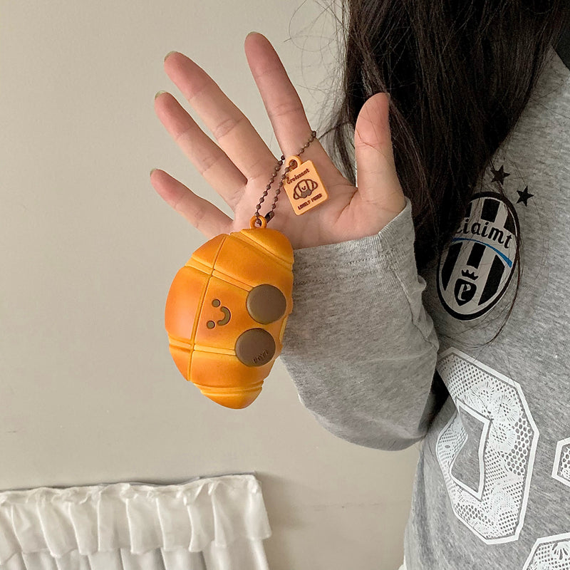 Chromahome Simulation Cute Croissant AirPods Case - Chromahome  