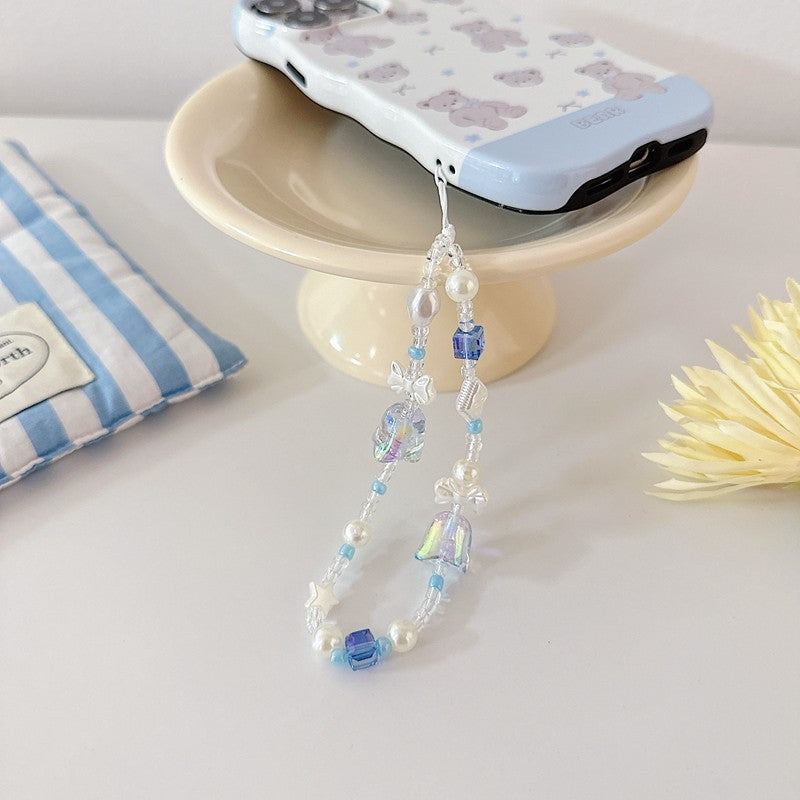 Chromahome Summer Fresh Colorful Flower Beaded Phone Wristlets