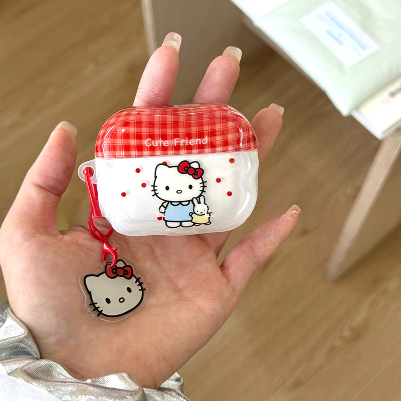 Chromahome Cute Polka Dot kt Cat AirPods Case - Chromahome  