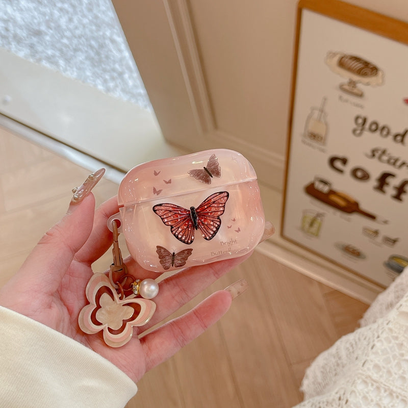 Chromahome Three-dimensional Brown Butterfly AirPods Case - Chromahome  