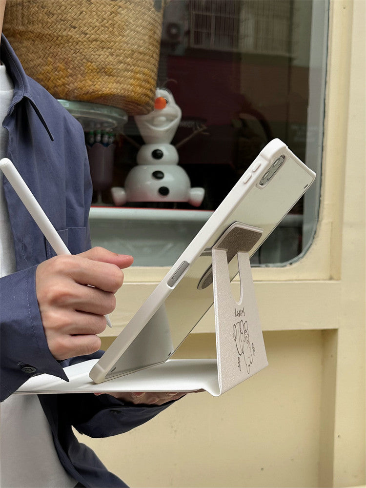 Chromahome Five Winnie the Pooh Bears on White Background iPad Case