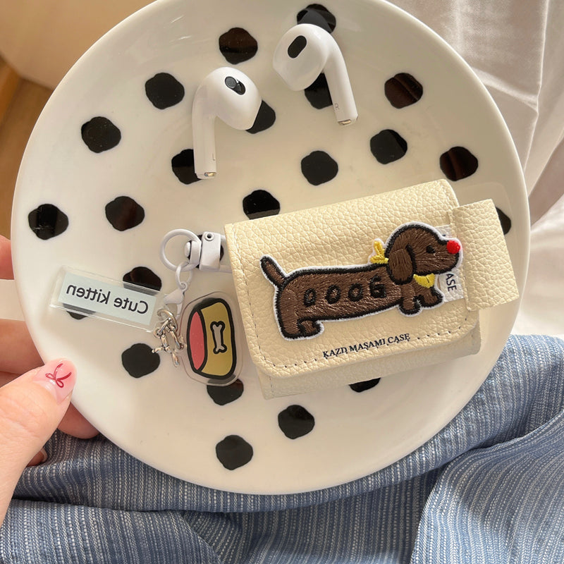 Chromahome Embroidered Dachshund AirPods Case - Chromahome  