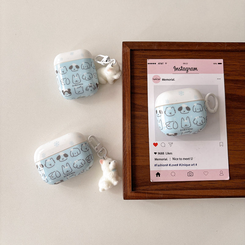 Chromahome Snowflake Puppy Airpods Case - Chromahome  