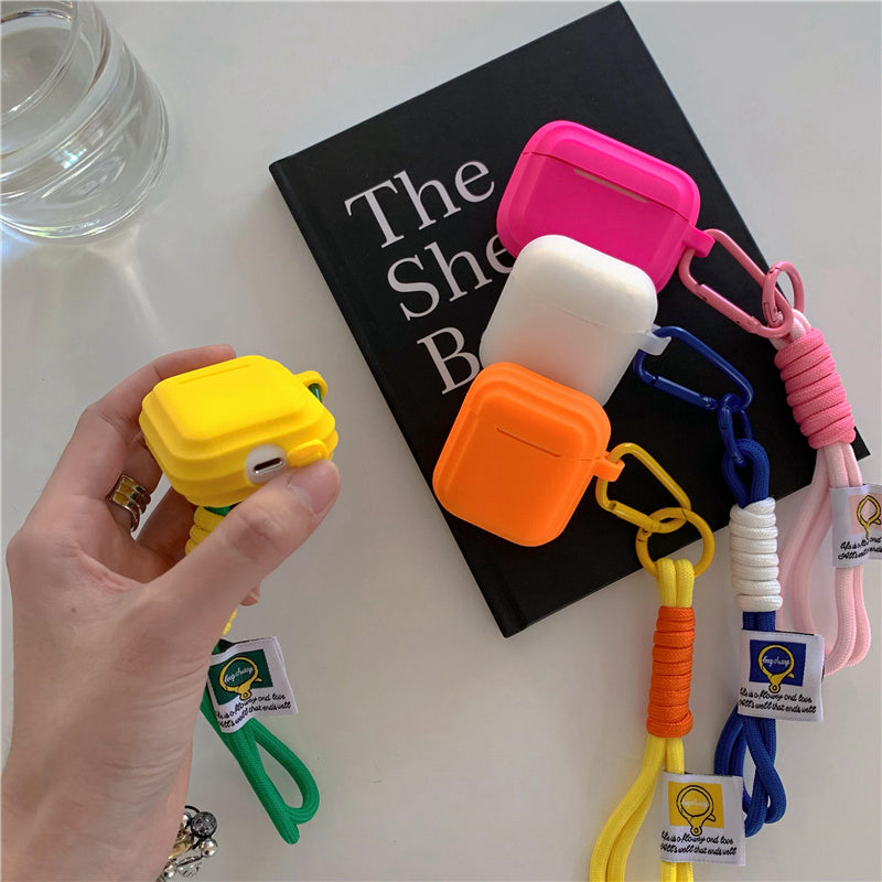 Chromahome Simple Solid Color Dopamine Woven Apple AirPods Case - Chromahome  