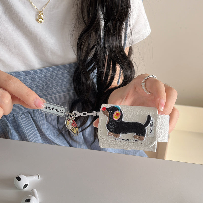 Chromahome Embroidered Dachshund AirPods Case - Chromahome  