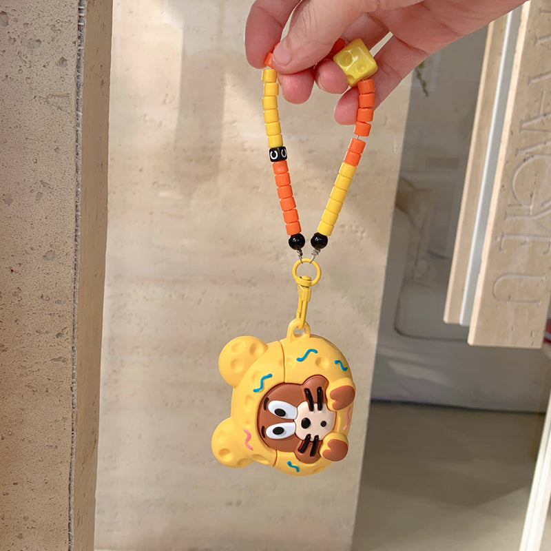 Chromahome Cute Cheese Cat Mouse Airpods Case - Chromahome  