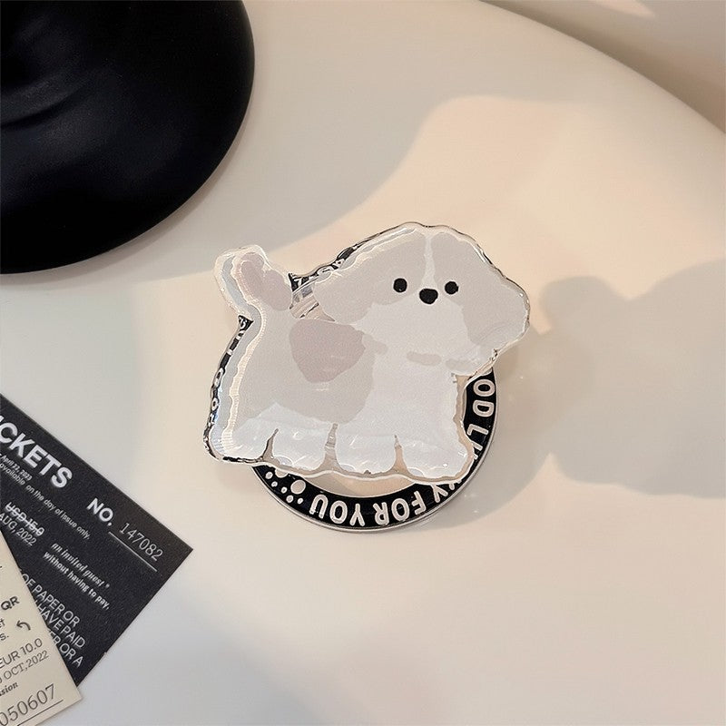 Chromahome Portable Small Animal Style Adhesive Ring Holder