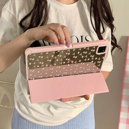 Chromahome Heart Grid Mirror iPad Case