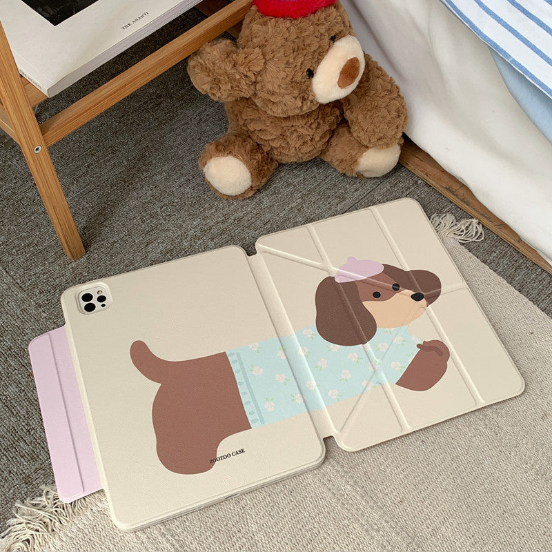 Chromahome Cute Dachshund Dog iPad Case