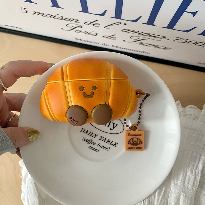 Chromahome Simulation Cute Croissant AirPods Case - Chromahome  