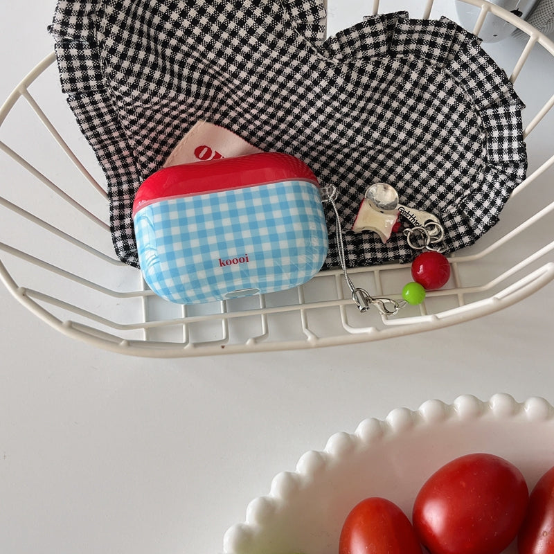 Chromahome Plaid Red Apple AirPods Case - Chromahome  