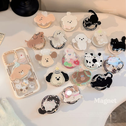 Chromahome Portable Small Animal Style Adhesive Ring Holder