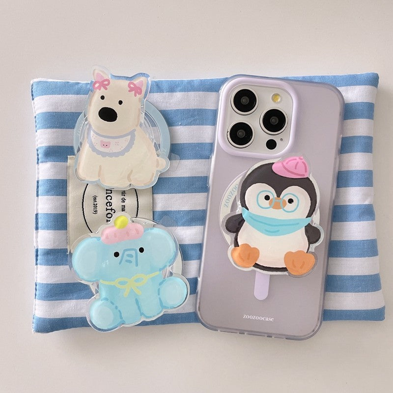 Chromahome Internet Celebrity Animal Doll Adhesive Ring Holder